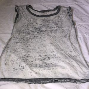 Distressed grey tee shirt